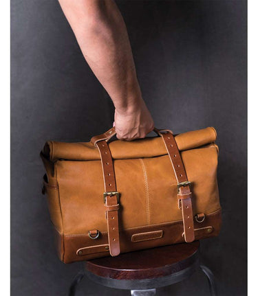 Sacoche latérale Vintage Vintage Tan - Trip Machine - cafetwin