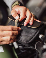 Borsa Manubrio Moto - Cafe Twin x Trip Machine - Nera - cafetwin