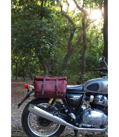 Borsa Laterale Moto Scrambler Trip Machine Cherry Red