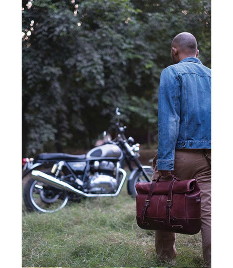 Borsa Laterale Moto Scrambler Trip Machine Cherry Red