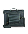 Borsa Moto Laterale in Pelle Legacy - Verde - cafetwin