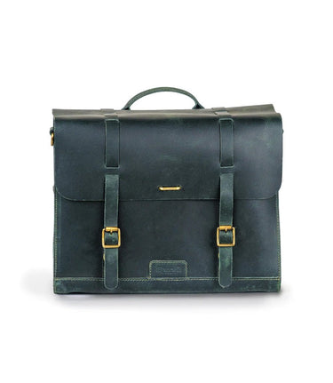 Bolsa Moto Lateral em Pele Legacy - Verde - cafetwin
