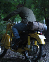 Trip Machine Military Duffle Bag Motorcycle Bag - Brown - cafetwin