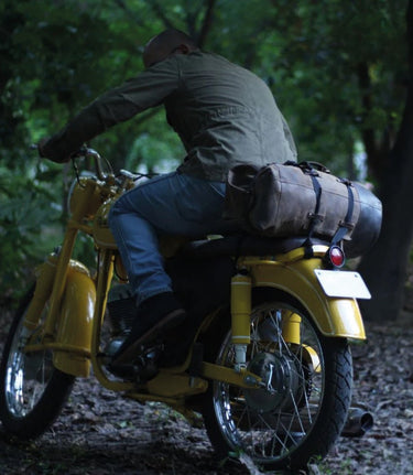 Sac Moto Military Duffle Bag Trip Machine - Marron - cafetwin