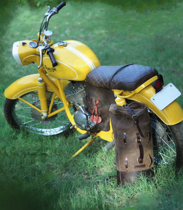 Sac Moto Military Duffle Bag Trip Machine - Marron - cafetwin