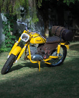Trip Machine Military Duffle Bag Motorcycle Bag - Brown - cafetwin