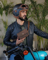 Motorcycle Bag "Sidekick" Brown - Multifunctional - cafetwin