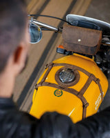 Motorcycle Bag "Sidekick" Brown - Multifunctional - cafetwin