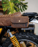 Motorcycle Bag "Sidekick" Brown - Multifunctional - cafetwin