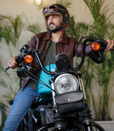 Motorcycle Bag "Sidekick" Black - Multifunctional - cafetwin