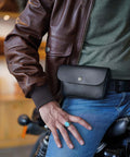 Borsa Moto "Sidekick" Nera - Multifunzionale - cafetwin