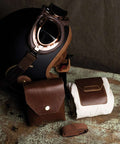 Borsa Porta Casco Cognac - Trip Machine - cafetwin