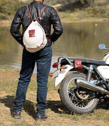 Red Helmet Bag - Trip Machine - cafetwin