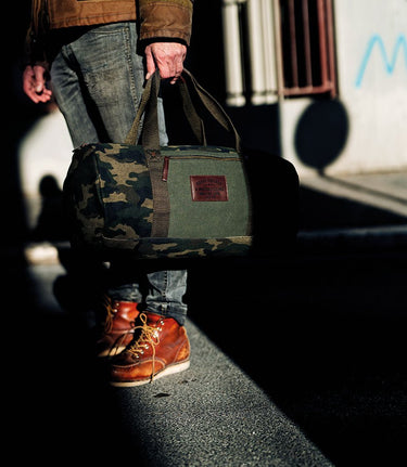 Royal Enfield Duffle Bag Camo Olive - cafetwin