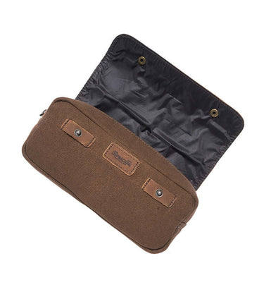 Duffle Bag Brown Front for Super Meteor 650 - cafetwin