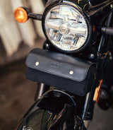 Duffle Bag Black Front for Super Meteor 650 - cafetwin