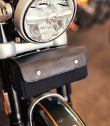 Duffle Bag Black Front for Super Meteor 650 - cafetwin