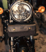 Duffle Bag Black Front for Super Meteor 650 - cafetwin