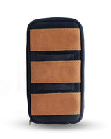 Trip Machine Navigator Blue Tan Magnetic Tank Bag - cafetwin