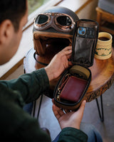 Magnetische Tasche Tank Trip Machine Navigator Brown Tobacco - cafetwin