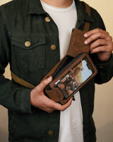 Magnetische Tasche Tank Trip Machine Navigator Brown Tobacco - cafetwin