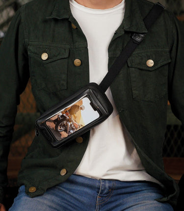 Tank Bag Magnetic Trip Machine Black Navigator - cafetwin