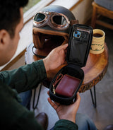 Tank Bag Magnetic Trip Machine Black Navigator - cafetwin