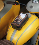 Tank Bag Magnetica Trip Machine Navigator Green Tobacco - cafetwin