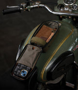 Tank Bag Magnetica Trip Machine Navigator Green Tobacco - cafetwin