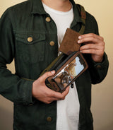 Tank Bag Magnetica Trip Machine Navigator Green Tobacco - cafetwin