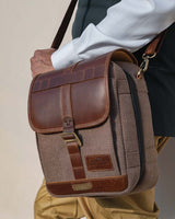 Borsa Serbatoio Moto Cartographer Cognac DGR - Trip Machine - cafetwin