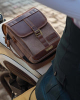 Borsa Serbatoio Moto Cartographer Cognac DGR - Trip Machine - cafetwin