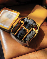 Borsa Serbatoio Moto Cartographer Cognac DGR - Trip Machine - cafetwin