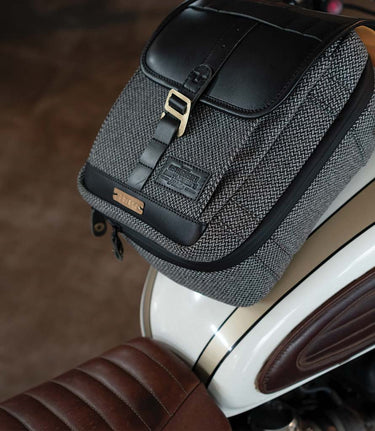 Borsa Serbatoio Moto Cartographer Nera DGR - Trip Machine - cafetwin