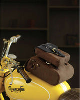 Trip Machine Magnetic Motorcycle Tank Bag - Brown - cafetwin