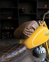 Trip Machine Magnetic Motorcycle Tank Bag - Brown - cafetwin