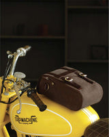 Trip Machine Magnetic Motorcycle Tank Bag - Brown - cafetwin
