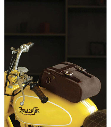 Sac de Réservoir Moto Magnetica Trip Machine - Marron - cafetwin