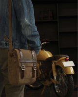 Trip Machine Magnetic Motorcycle Tank Bag - Brown - cafetwin