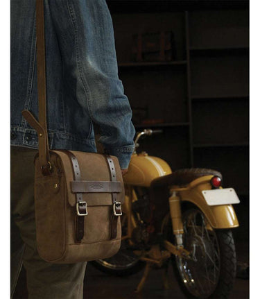 Sac de Réservoir Moto Magnetica Trip Machine - Marron - cafetwin