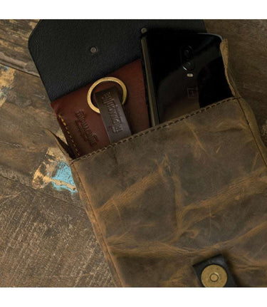 Borsa Serbatoio Moto Vintage - Marrone - Trip Machine - cafetwin