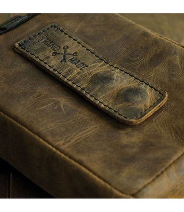 Borsa Serbatoio Moto Vintage - Marrone - Trip Machine - cafetwin