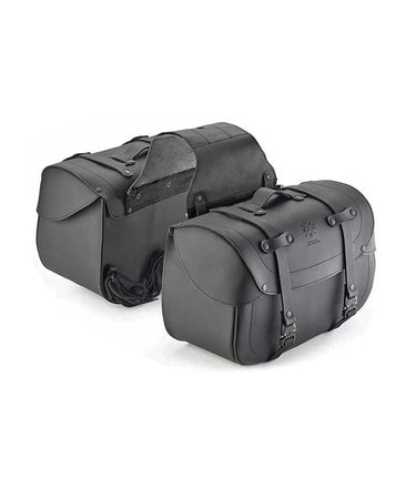 Bolsas laterais Pretas em Pele - KMLW01 - Kappa - cafetwin