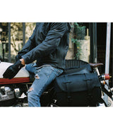 Saddlebags Black Leather - KMLW01 - Kappa - cafetwin