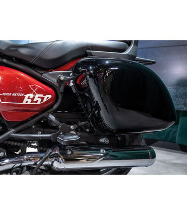 Saddlebags for Super Meteor 650 - Black - cafetwin
