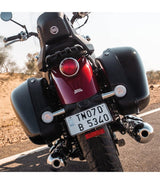 Side Panniers for Super Meteor 650 - Black - cafetwin