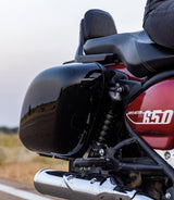 Side Panniers for Super Meteor 650 - Black - cafetwin
