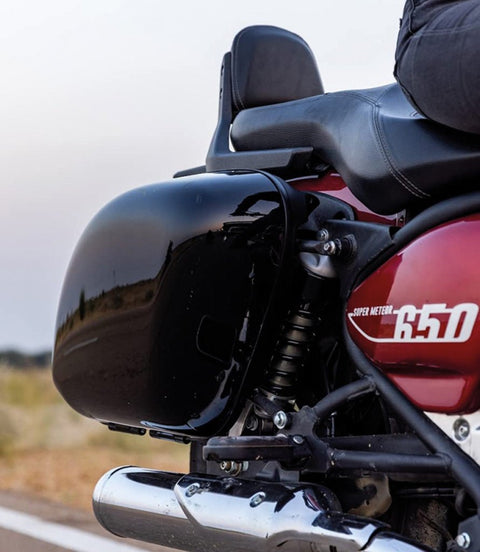 Borse Laterali per Super Meteor 650 - Nere - cafetwin