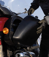 Side Panniers for Super Meteor 650 - Black - cafetwin