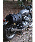 Borsa Laterale Moto Vintage Nera Trip Machine